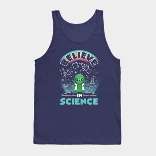 Believe in Science Alien by Tobe Fonseca Tank Top